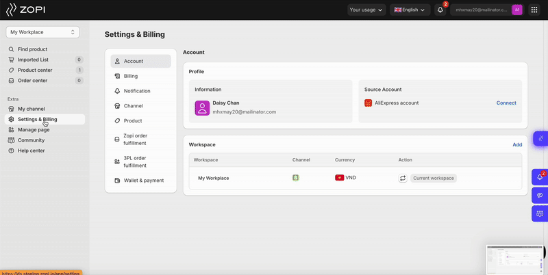Configure Automation Rules in the Automation Panel of Zopi order automation